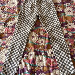 Dickies Checkered Grey and White Pants